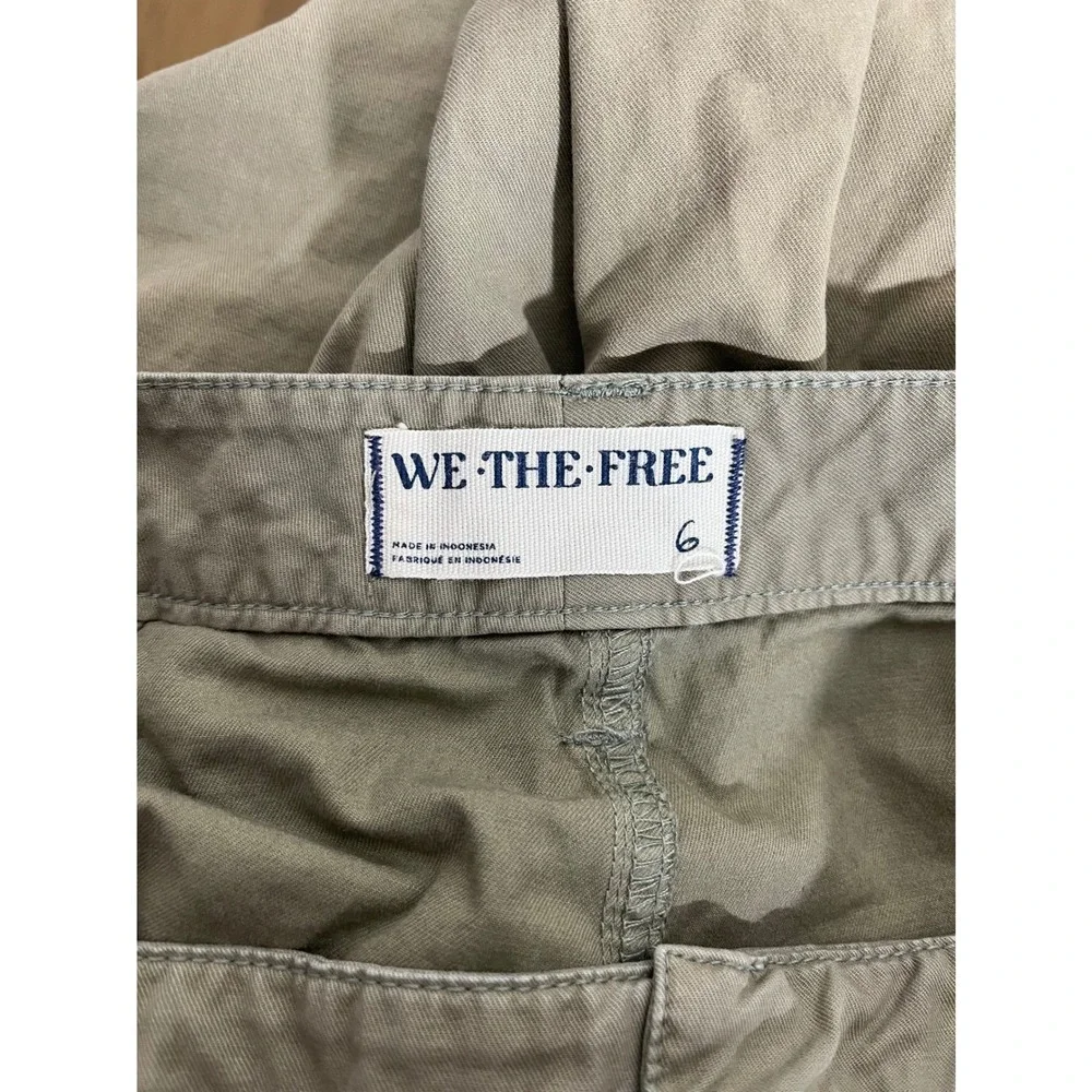 WE THE FREE x FREE PEOPLE Rylee Chino Barrel Leg Trousers Pants